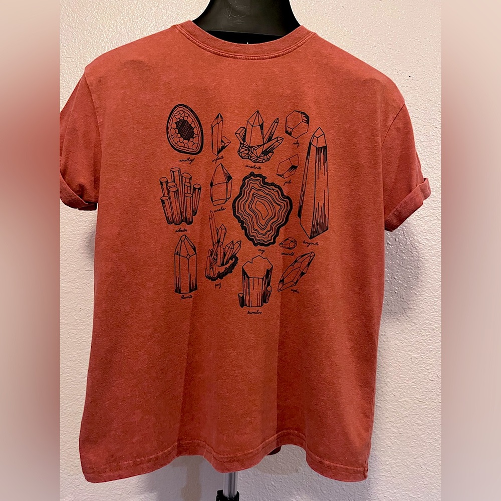 Fifth Sun Crystal Stone Graphic T Shirt